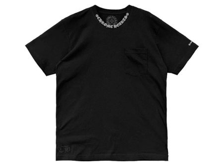 Chrome Hearts Short Sleeve Pocket Crew T-Shirt Black Discount