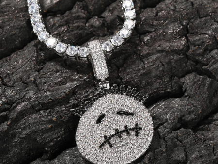 TRAVIS SCOTT LOGO ICED OUT PENDANT Online Sale