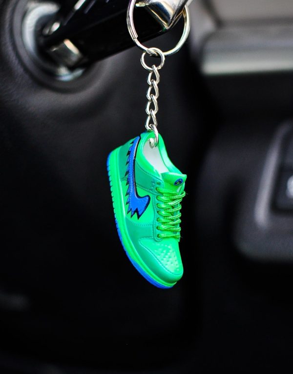 3D Sneaker Keychain Grateful Dead - Green Online now