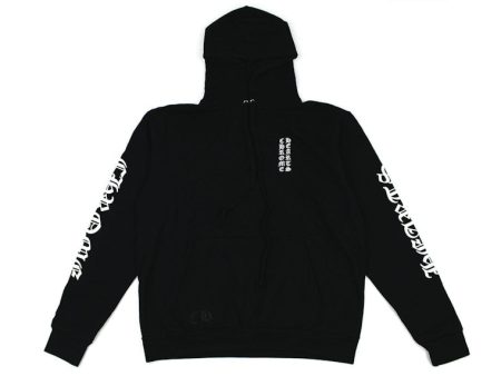 Chrome Hearts Vertical Logo Hoodie Black Online