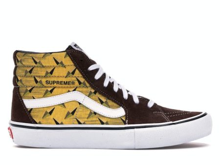 Vans Sk8-Hi Supreme Diamond Plate Brown on Sale