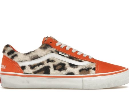 Vans Old Skool Supreme Leopard Orange For Discount