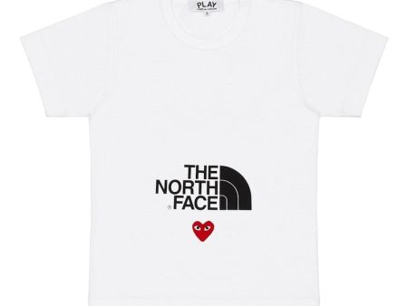 Cdg X The North Face T-Shirt White on Sale