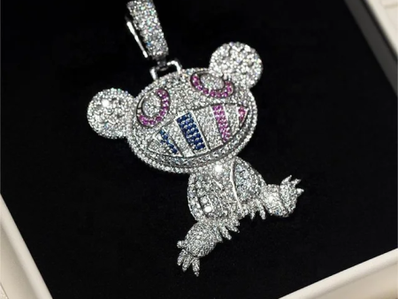 MURAKAMI PANDA ICED OUT PENDANT Cheap