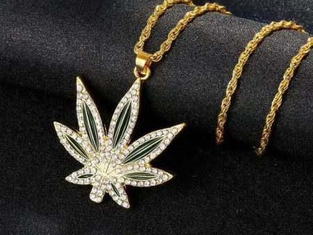 CANNABIS LEAF PENDANT Discount