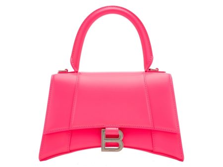 Balenciaga Hourglass Small Top Handle Bag Acid Fuchsia Online now