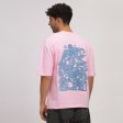 Pink Line Art Tee Sale