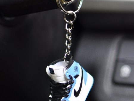 3D Sneaker Keychain AJ1 UNC Supply