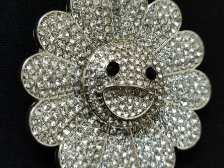 MURAKAMI FLOWER ICED OUT PENDANT (SILVER) Discount