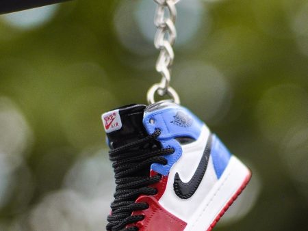 3D Sneaker Keychain AJ1 Fearless UNC Fashion