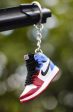 3D Sneaker Keychain AJ1 Fearless UNC Fashion