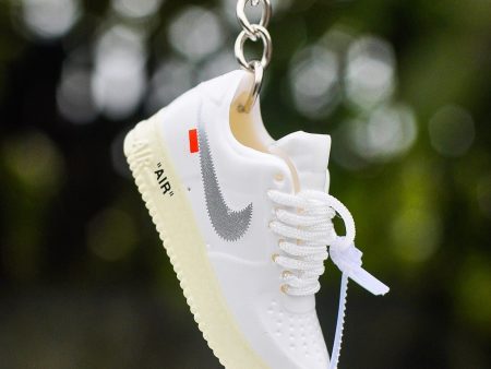 3D Sneaker Keychain Air Force 1 Off White Online